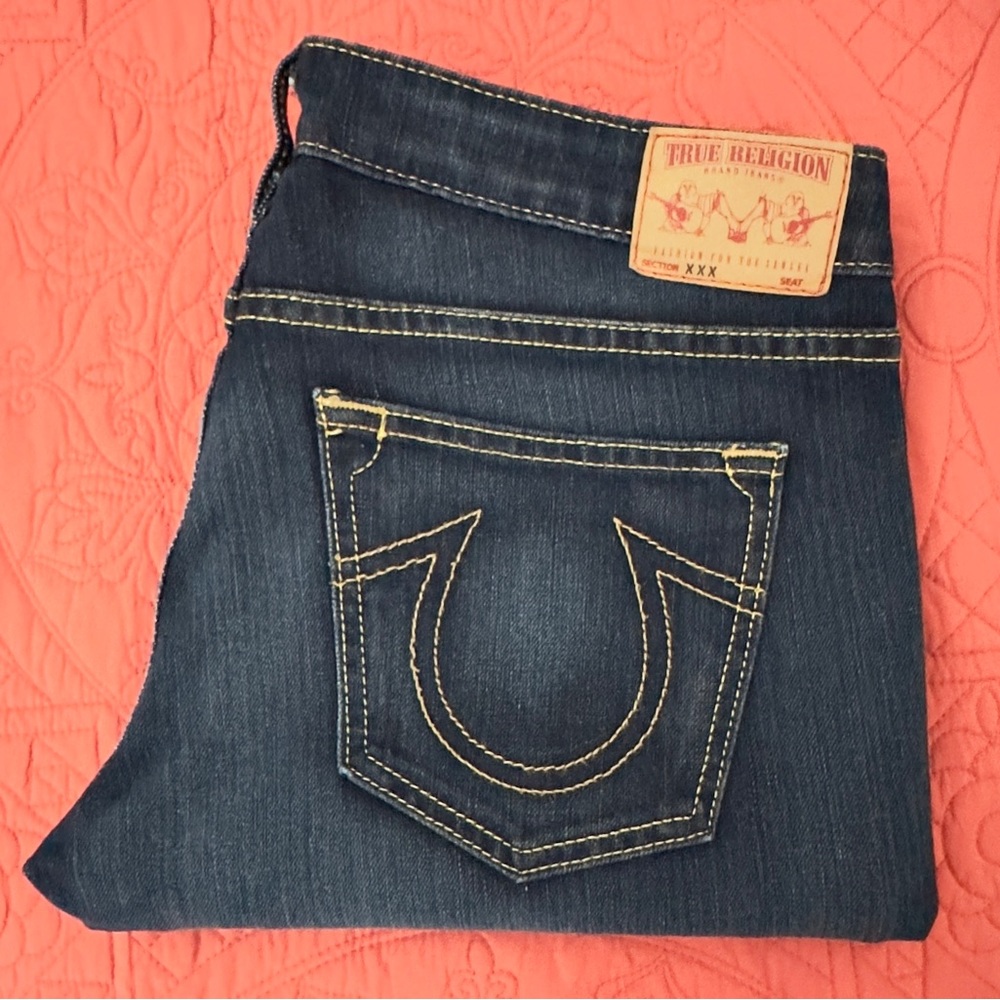 Classy and Rare True Religion Jeans dark Lexi denim